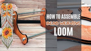 How to assemble bead weaving LOOM for gerdan  Jewelry Making Tool  machine to weave long jewelry [upl. by Tatiania]