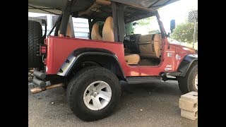 Finishing Rear 212quot Lift  Jeep Wrangler TJ  LIFT KIT  Video 5 of 7 [upl. by Malaspina]