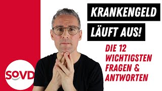 Krankengeld läuft aus Die 12 wichtigsten Fragen und Antworten [upl. by Yatnuahc]