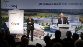 Lancement officiel du chantier EDF LAB à Saclay [upl. by Eelan]