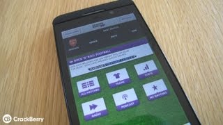 Absolute Radio  Live Scores for BlackBerry 10 [upl. by Nottap]