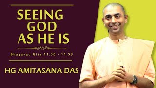 Seeing God As He  Bhagavad Gita Chapter 11 Verses 50  53  HG Amitasana Das  HKM Mumbai [upl. by Trebeh]