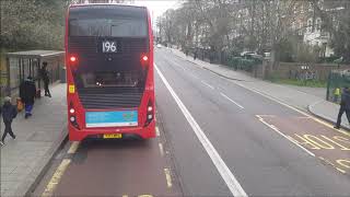 HD FULL ROUTE VISUAL  DIVERSION Route 37 Peckham  Putney Heath [upl. by Aryt]