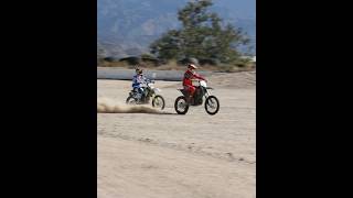 Electric Dirtbike versus Gas Dirtbike [upl. by Nylasej]