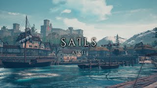 Sails  Ambient Fantasy Music  ASKII [upl. by Ahsinid]