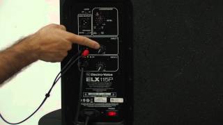 ElectroVoice Live X 112P amp 115P input panel  Tutorial [upl. by Klein]