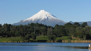 Lake Clearwater Ashburton Evening View South Island New Zealand 4K Video [upl. by Nnarual]