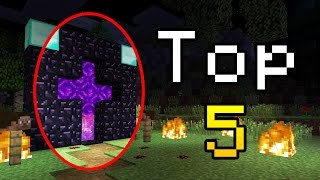 Top 5 MINECRAFT 300 AM SCARY SIGHTINGS [upl. by Sirenay]