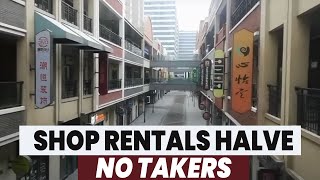 Asset Security Dreams Shattered Shop Rentals in Chinese Towns Halve with No Takers [upl. by Atiuqan236]