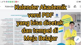 Kalender Akademik UT Semester Genap 2020 [upl. by Irrac]