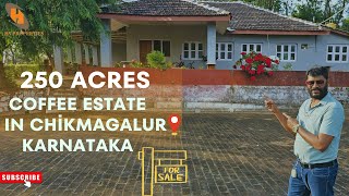 250 Acres Coffee Estate for Sale in Chickmanglur Karnataka  Farm land for Sale [upl. by Kcolttam709]