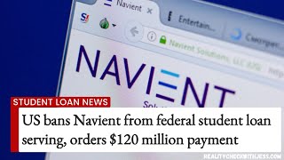 Breaking News Navient BANNED from Servicing Federal Student Loans  Student Debt Update [upl. by Deste]