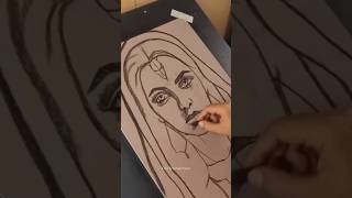 The Queen Of Persian Empire Queen Atossa Shahbanu queen drawing painting viralshorts [upl. by Neeluj794]