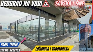 Beograd na vodi  Padel tereni Vodotoranj Ĺ INE u LoĹžionici i Savskoj Nota i Rima beograd bw [upl. by Ever161]