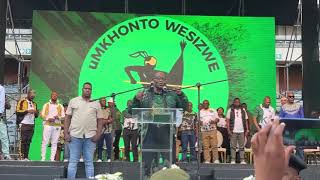 Jacob Zuma ecula “ Inde Lendlela Esihambayo”  MK Party Manifesto [upl. by Nikolaos492]