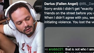 Erobb Embarrassed Speaks on his Fight with Darius [upl. by Rimola]