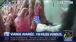 Viande avariée polonaise 145 kg toujours recherchés en France [upl. by Dickerson]