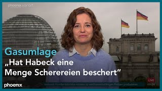 phoenix nachgefragt mit Henrike Roßbach zum Wegfall der Gasumlage [upl. by Riba]