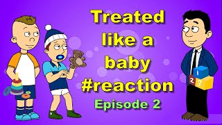 Friend treated like a baby for 24 hours reaction story vlog [upl. by Aynekat173]