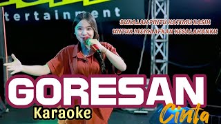 GORESAN CINTA Karaoke  KURNIA RAHMA  LALUNA MUSIC [upl. by Bathsheb]