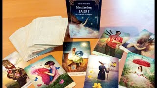 ☀️ Mystisches Tarot Unboxing amp Reading  Tarotkarten von Catrin WelzStein [upl. by Anrim]