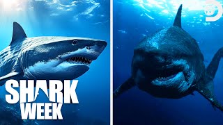 Best Moments from Shark Week’s Jaws vs The Meg 2023  Discovery [upl. by Eittik245]