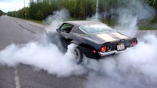 1971 Chevrolet Camaro second gear burnout [upl. by Jerald]