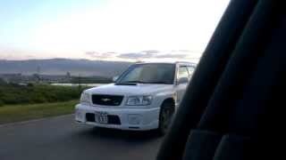 Subaru Forester SF5 STB MT vs STi II Type M Race 1 [upl. by Cavit]