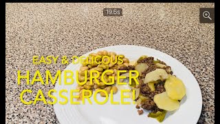 Hamburger and Potato CasseroleSouthern Style Recipe [upl. by Knorring23]