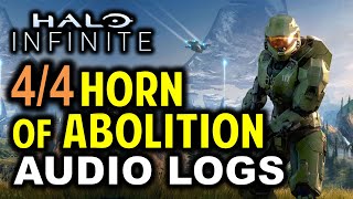 Horn of Abolition All Audio Logs Location  Halo Infinite Collectibles Guide [upl. by Esilana]