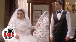 Amy and Sheldon Discover SuperAsymmetry on their Wedding Day  The Big Bang Theory [upl. by Arihaj861]