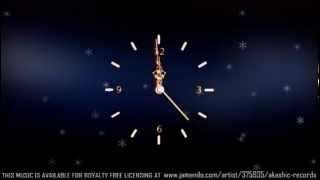 One minute to midnight New Year countdown royalty free [upl. by Kcirddahc999]