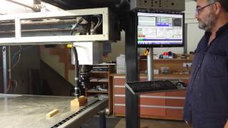 CNC Plasma THC surface contact finder with Mach3 [upl. by Chellman450]