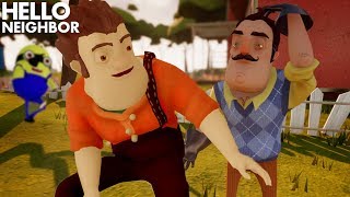 The Neighbor TURNS INTO WRECK IT RALPH  Hello Neighbor Mods [upl. by Enimzaj]