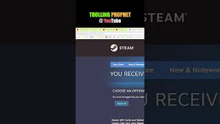 STEAM GIFT CARD SCAM EXPOSED [upl. by Zadack]