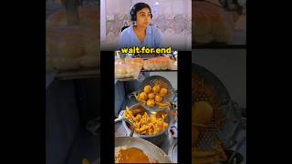 Vada pav ❌️bada pav ✅️ streetfood indianfood reaction reaction video [upl. by Noillimaxam31]