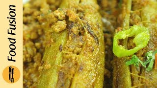 Qeema Bhare Karele Recipe by Food Fusion [upl. by Jeffcott]