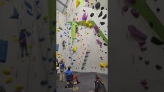 YCS Top Rope Climbing Competition 4th Place bouldering jump climb tiktok trending clips [upl. by Athalee]