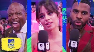 Little Mix Camila Cabello amp More Stan BTS amp Ariana Grande  MTV EMAs 2018 [upl. by Ely]