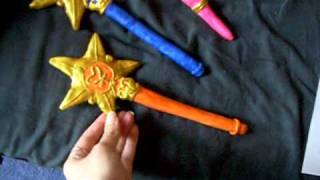 selfmade Sailor Mercury and Venus star henshin wands and Luna Pen with explanation and material list [upl. by Petromilli]