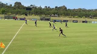 U14 FQ Academy 4 Caboolture Sports FC vs Robina [upl. by Ardnoyek]