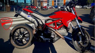 Ducati Hypermotard 821 Review and first ride [upl. by Nessim]