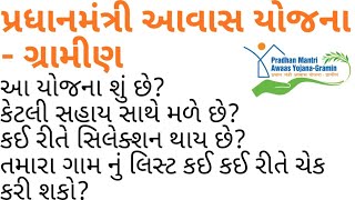 Pradhan Matri Avas Yojana GraminPMAYG In Gujarati [upl. by Aleb]