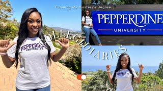 Grad School Vlog Acceptance to Pepperdine University [upl. by Laaspere443]