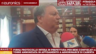 Firma protocollo Intesa in Prefettura per beni confiscati a Torre Annunziata [upl. by Adriena]