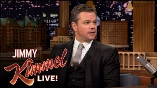 Matt Damon Insults Jimmy Kimmel on The Tonight Show [upl. by Accisej]