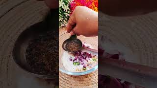 Dahi tadka poha recipe shortvideo likeandsubscribe ll [upl. by Negem]