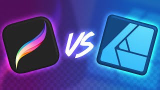 Procreate vs Affinity Designer 25 Whats the Difference [upl. by Oirazan316]