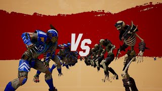 Blood Bowl 3  Season 6  Shambling Undead vs Humans  Game 10 No Commentary [upl. by Kipton]