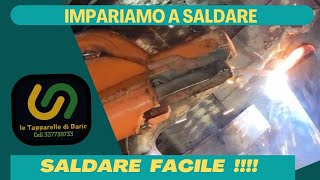 IMPARIAMO A SALDARE  Saldatura a elettrodo tutorial per principianti [upl. by Nance]